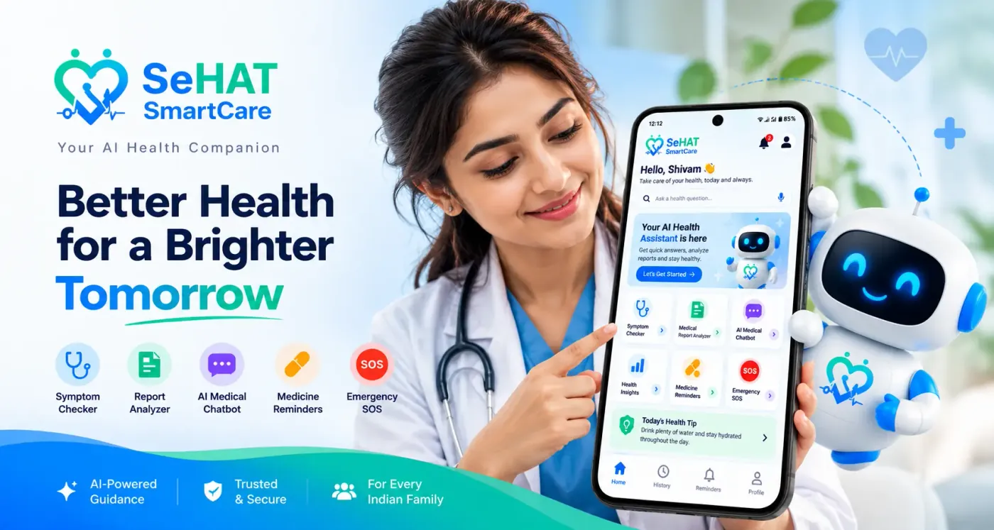 SeHAT SmartCare AI — AI-Powered Health Assistance Platform Platform Banner